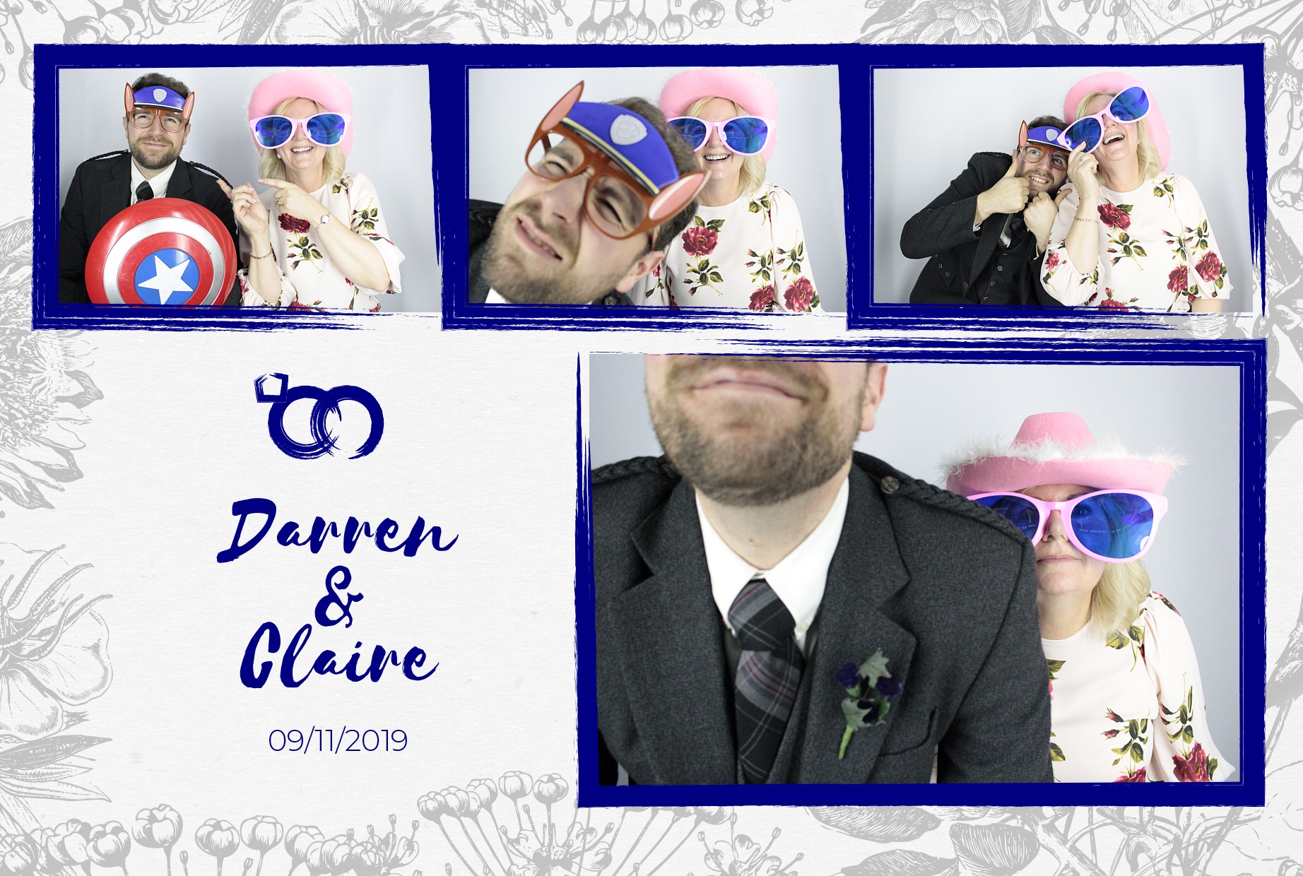 Darren and Claire’s Wedding  | View more photos from the event at gallery.myphotoboothexperience.co.uk/u/MyPhotoBoothExperienceLtd/Darren-and-Claire’s-Wedding